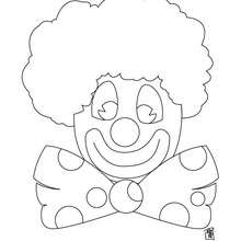 220x220 Happy Clown Coloring Pages - Happy Clown Drawing