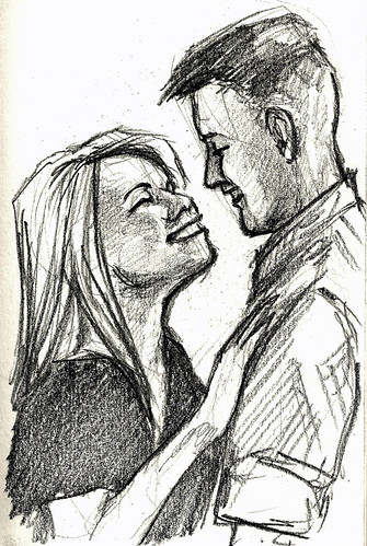 335x499 The Happy Couple - Happy Couple Drawing