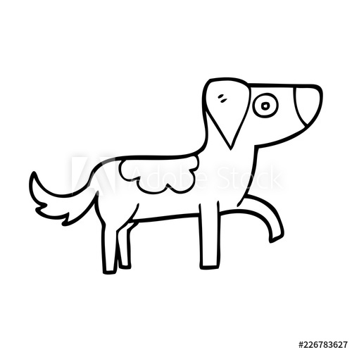 Happy Dog Drawing at PaintingValley.com | Explore collection of Happy ...