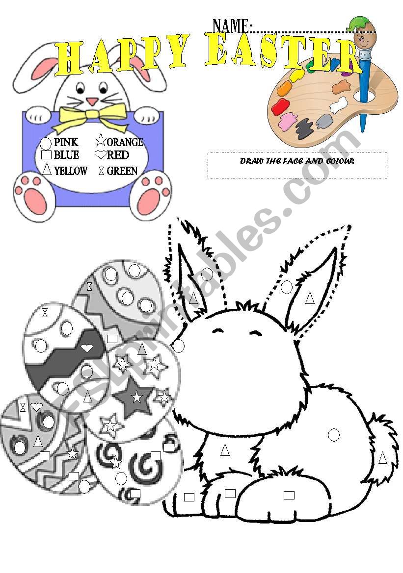 821x1169 happy easter!!!! draw and colour - Happy Easter Drawings