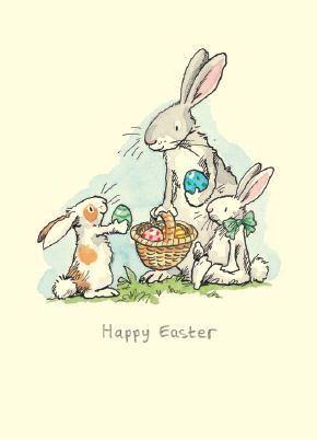 290x402 happy easter! rabbits dibujos, ilustraciones - Happy Easter Drawings