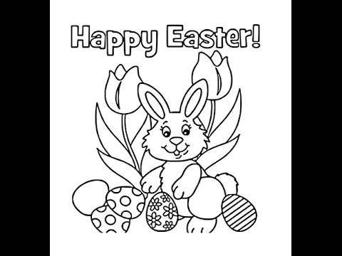 480x360 how to draw happy easter day drawing for kids step - Happy Easter Drawings