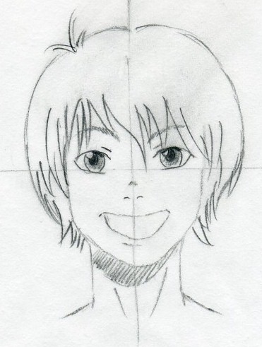 371x491 Draw Manga Hair Easily - Happy Eyes Drawing