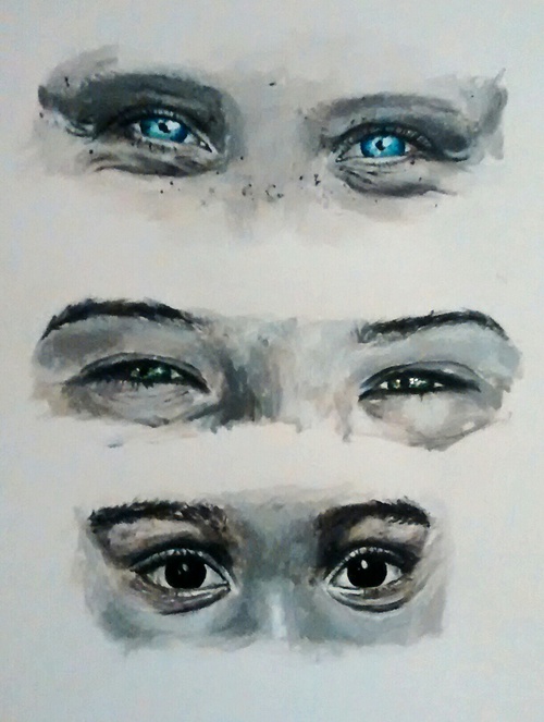 500x663 happy eyes, happy soul shared - Happy Eyes Drawing