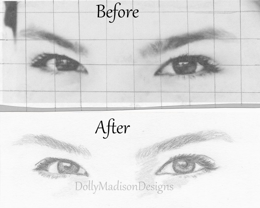 843x673 Where My Art Is Headed - Happy Eyes Drawing