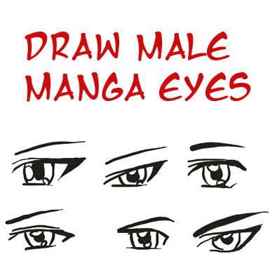 385x389 Draw Anime Eyes - Happy Eyes Drawing