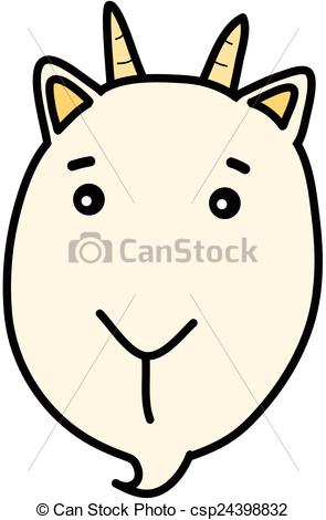 295x470 Goat Face Cartoon Drawing - Happy Face Cartoon Drawing