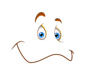 300x266 Cartoon Cute Happy Face Royalty Free Stock Image - Happy Face Cartoon Drawing