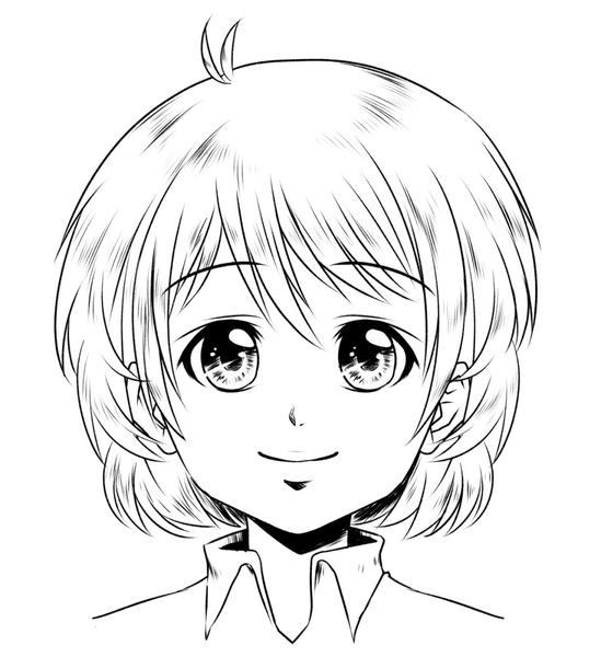 549x600 New Facial Expression Tutorial - Happy Face Drawing