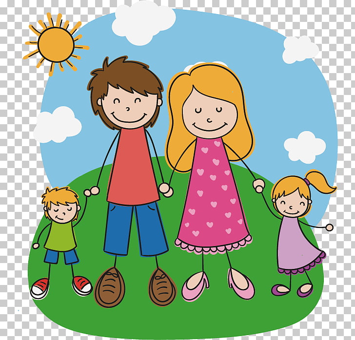 728x698 Child Family Drawing Illustration, Happy Family Png Clipart Free - Happy Family Drawing