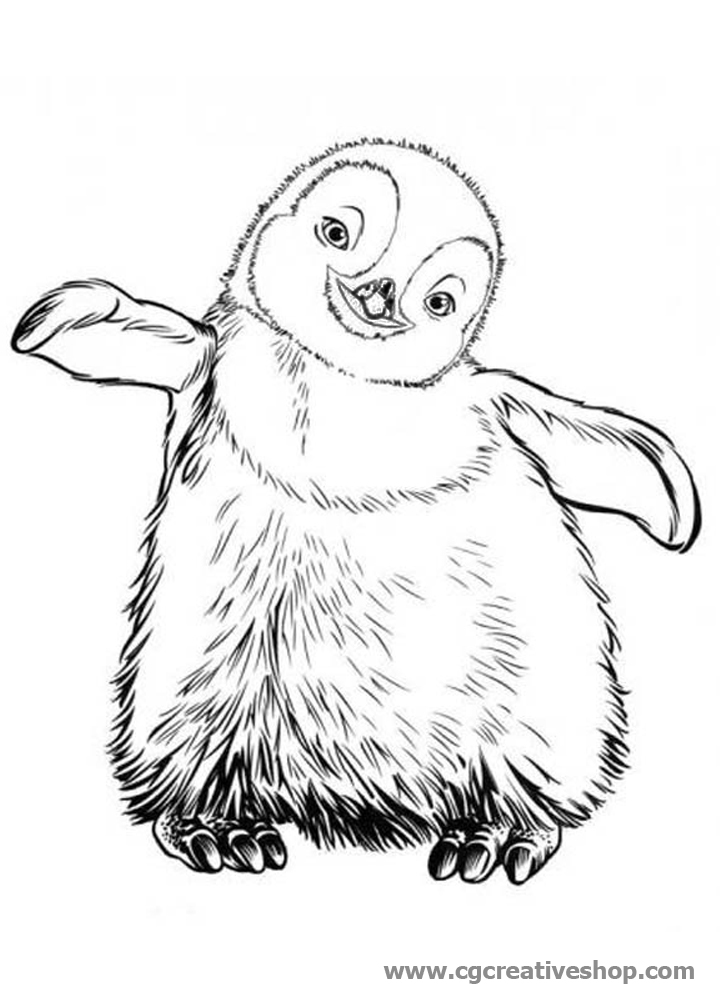 Happy Feet Drawing at PaintingValley.com | Explore collection of Happy ...