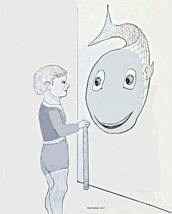 241x300 Happy Fish Drawings Fine Art America - Happy Fish Drawing