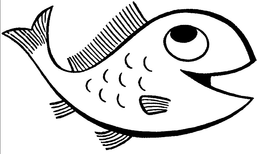 899x538 Happy Fish Coloring - Happy Fish Drawing