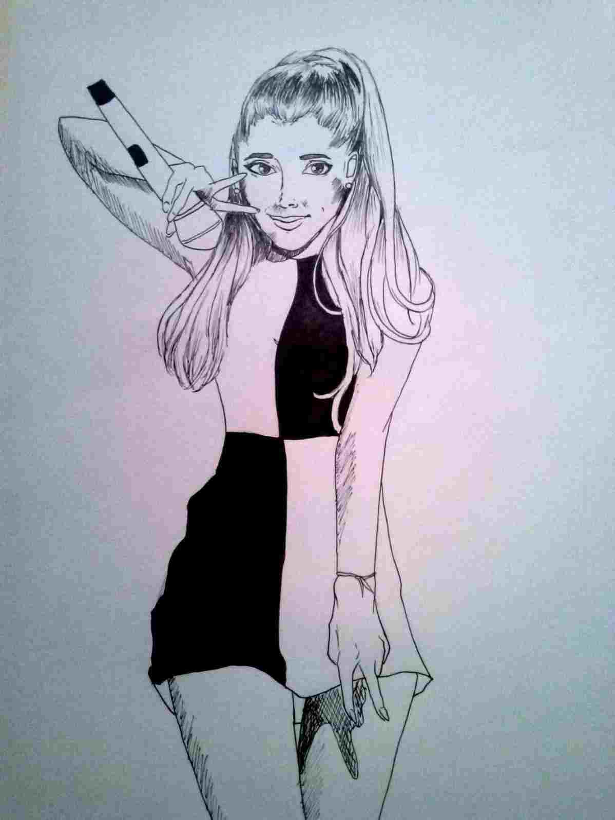 1198x1597 For Personal Use Rhgetdrawingscom Tumblr Drawing Ideas Tumblr - Happy Girl Drawing