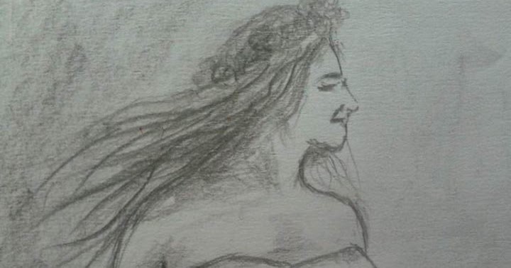 720x378 shiju m drawings happy girl drawing - Happy Girl Drawing