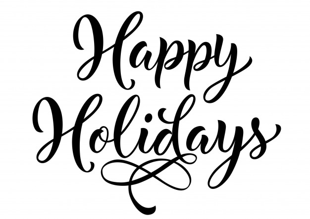 626x443 happy holidays lettering vector free download - Happy Holidays Drawing