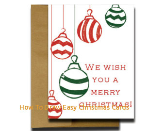 340x270 how to draw easy christmas cards christmas card drawing ideas easy - Happy Holidays Drawing
