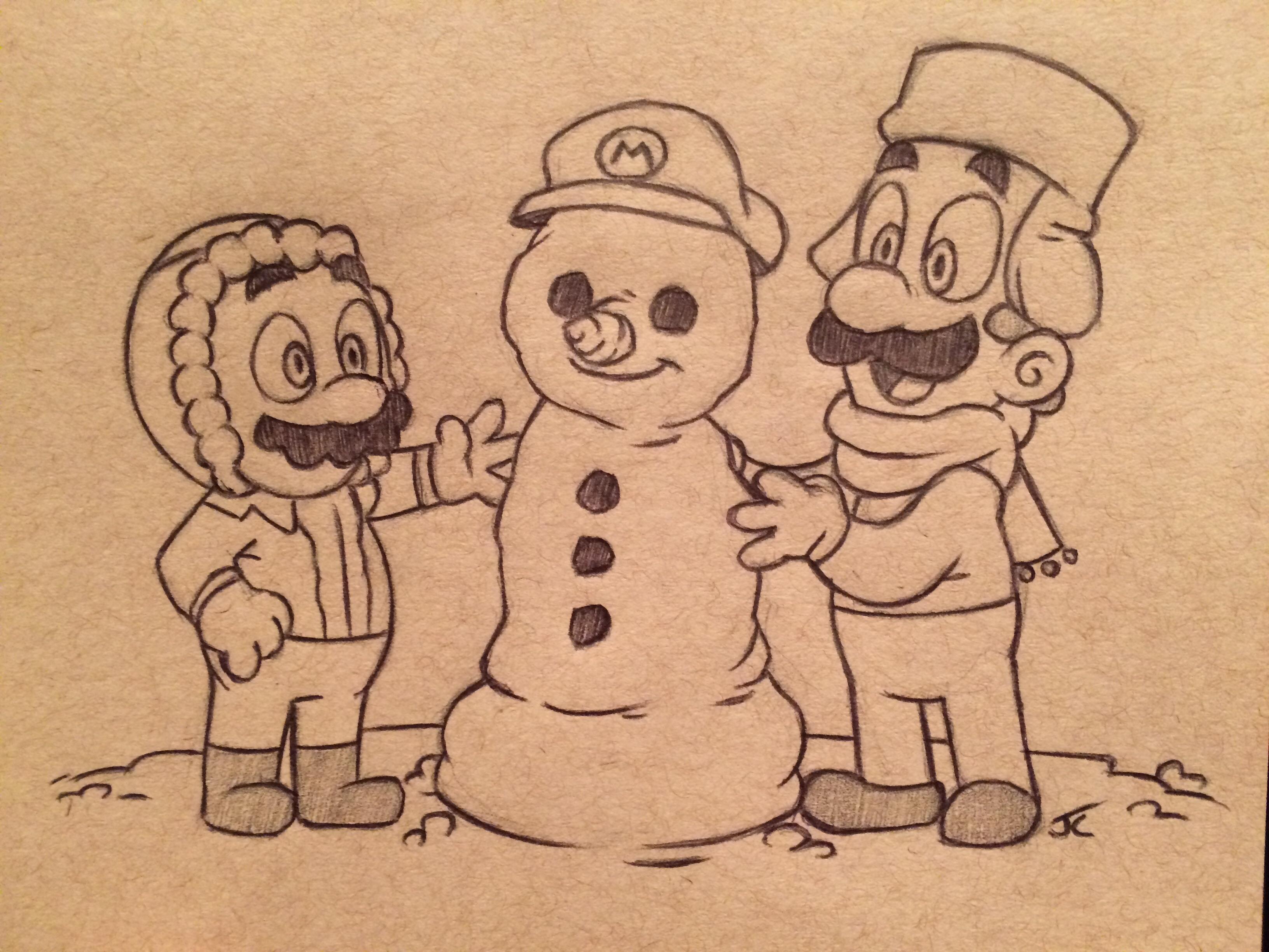 3264x2448 just finished this drawing merry christmas and happy holidays - Happy Holidays Drawing