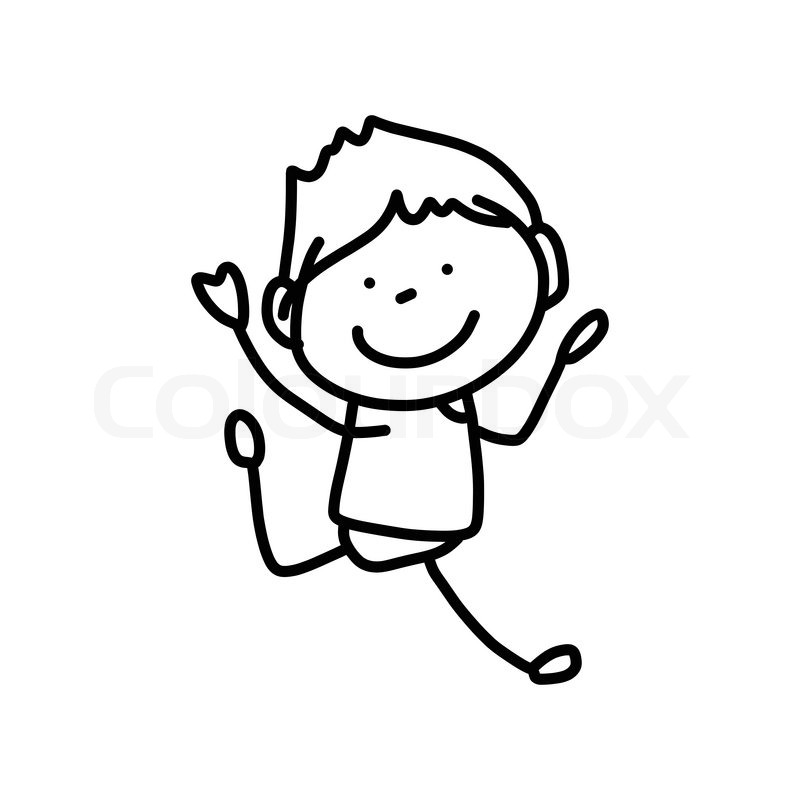 800x800 soar kid drawing cartoon hand character happy kids playing stock - Happy Kid Drawing