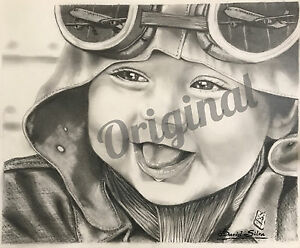 300x248 boy drawing, pilot drawing, young kid, happy kid, young pilot - Happy Kid Drawing