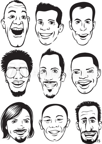 354x500 Whiteboard Drawing - Happy Person Drawing