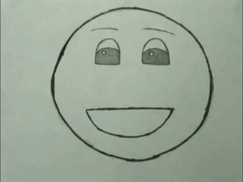 480x360 Happy Sad Face Drawn Animation Exercise - Happy Sad Face Drawing