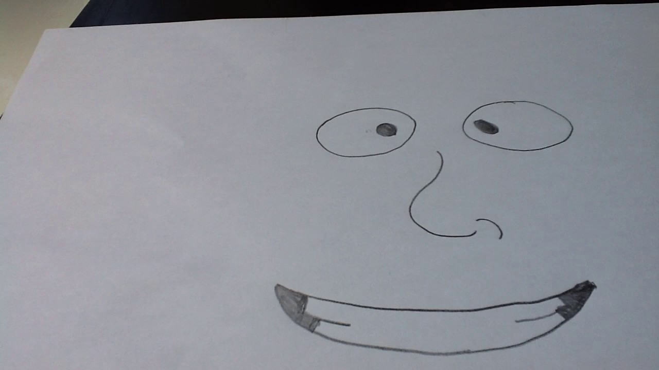 1280x720 how to draw a happy face,sad face and worried face - Happy Sad Face Drawing