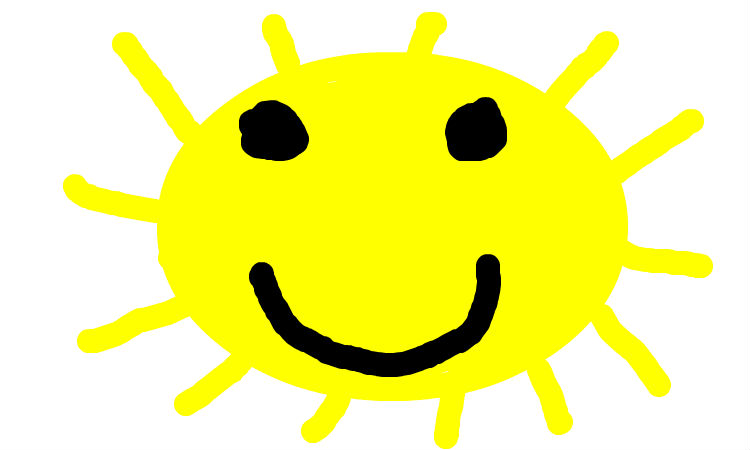 750x450 how to draw happy sun step - Happy Sun Drawing