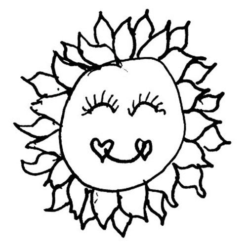 Happy Sun Drawing at PaintingValley.com | Explore collection of Happy ...