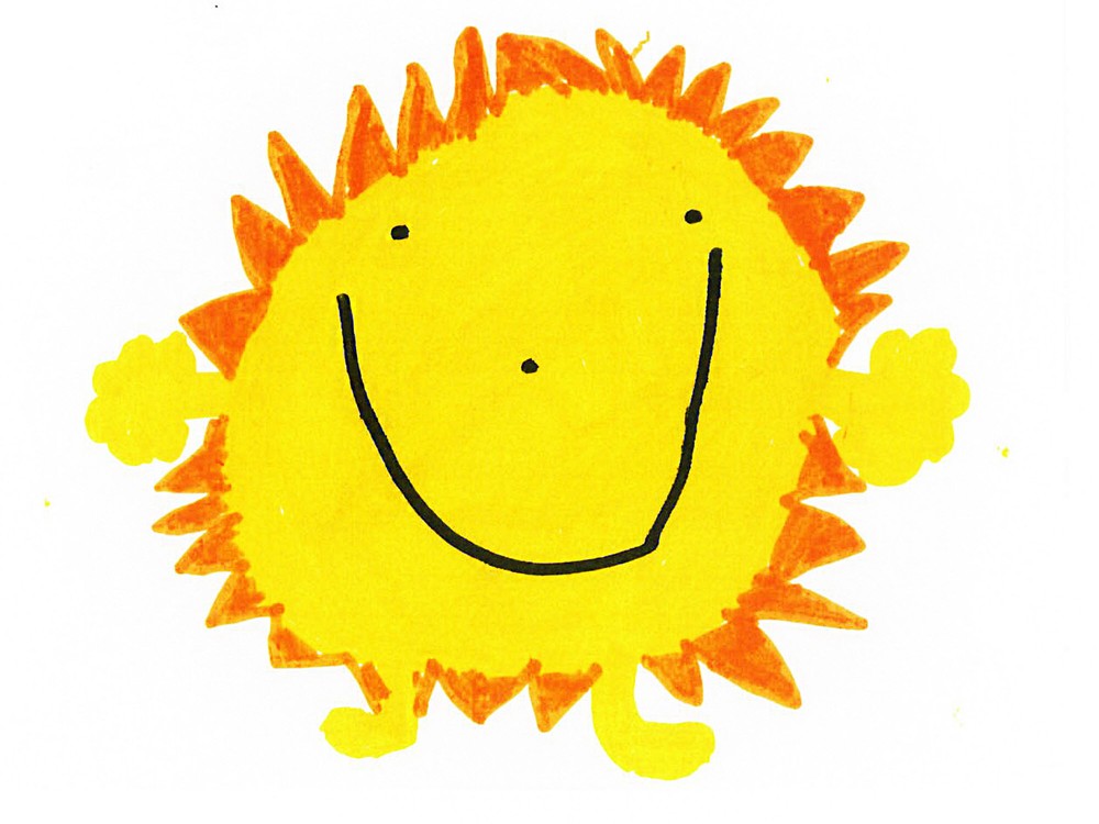 1000x750 ottawa lad's 'happy sun' drawing shines as contest winner ottawa - Happy Sun Drawing