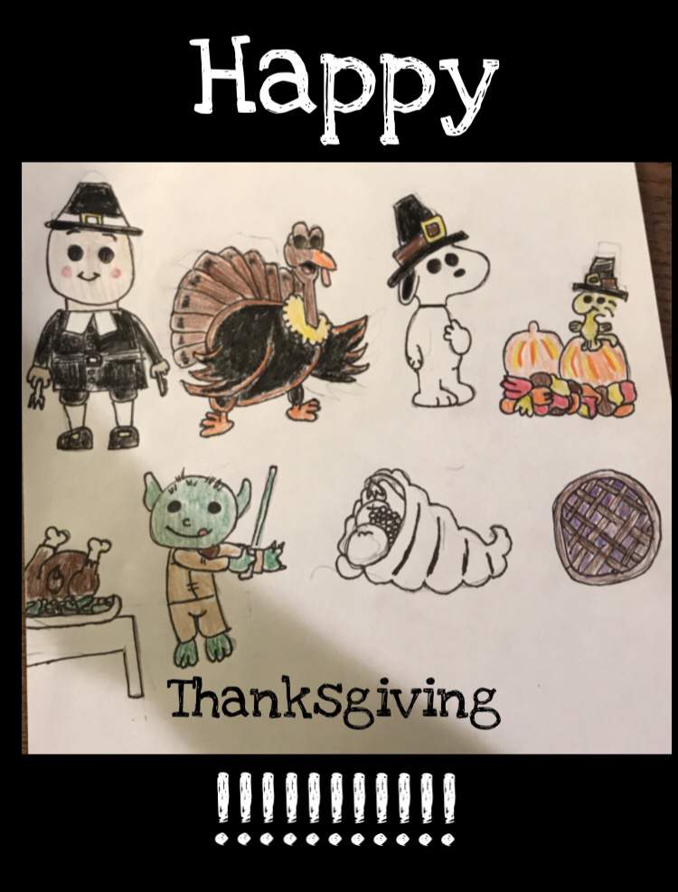 750x987 happy thanksgiving level drawing! funko! amino - Happy Thanksgiving Drawing
