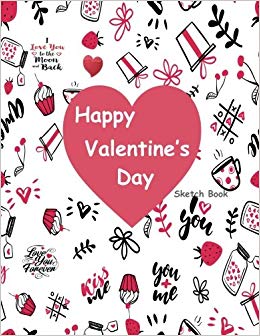 260x336 happy valentine's day sketch book valentine's day gift blank - Happy Valentines Day Drawings