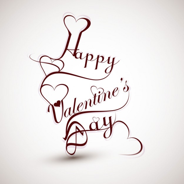 626x626 happy valentines day calligraphy vector free download - Happy Valentines Day Drawings