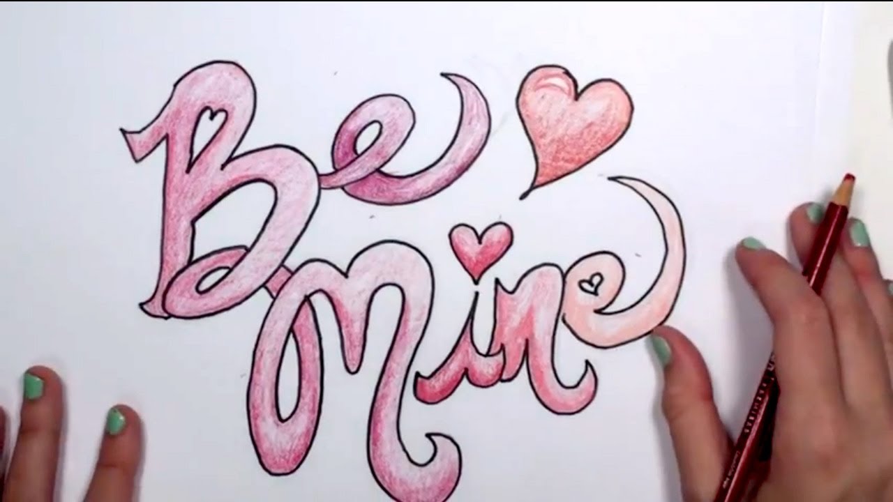 1280x720 How To Draw A Valentine's Design - Happy Valentines Day Drawings