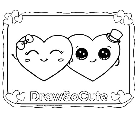 454x388 Draw So Cute Valentine's Day - Happy Valentines Day Drawings