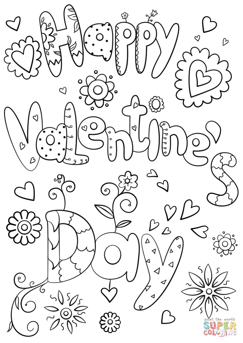 849x1200 happy valentines day coloring - Happy Valentines Drawings