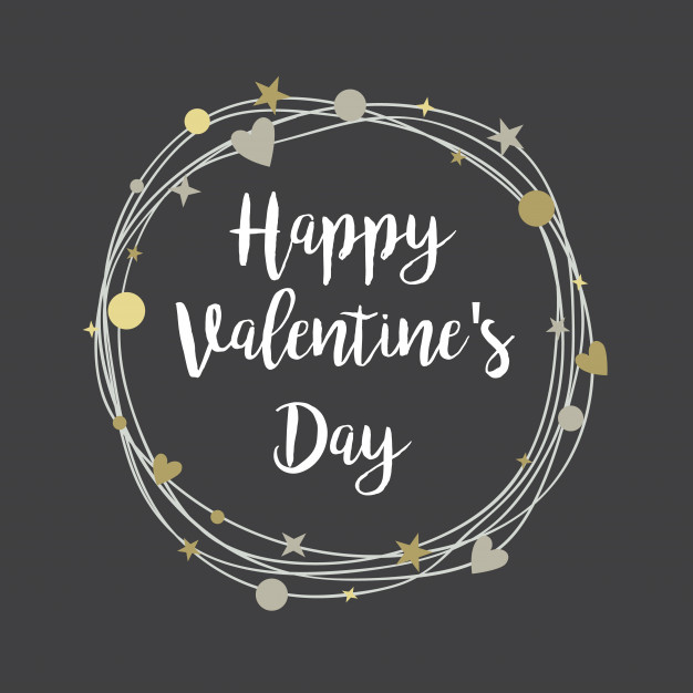 626x626 happy valentines day hand drawing set floral frame typographic - Happy Valentines Drawings