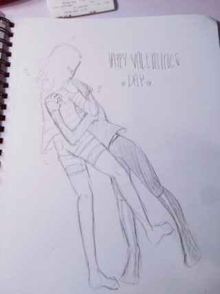 320x427 Happyvalentines Drawings On Paigeeworld Pictures - Happy Valentines Drawings