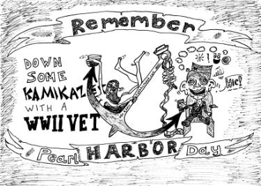 375x267 remember pearl harbor day cartoon drawing - Harbor Drawing