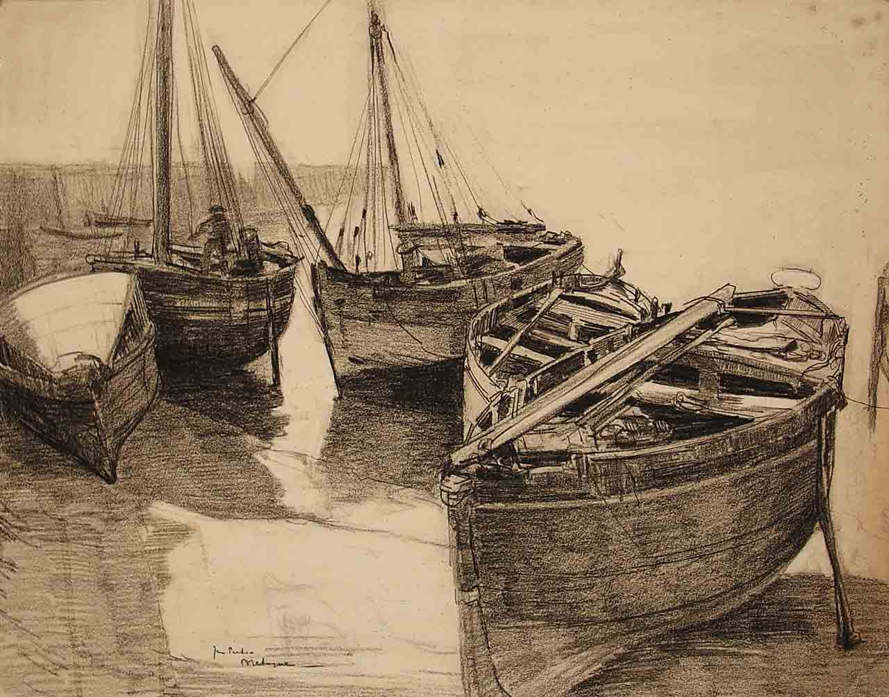 1280x1004 Drawings - Harbour Drawing