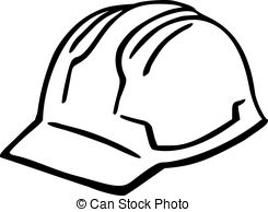 245x194 hard hat clipart black and white collection - Hard Hat Drawing