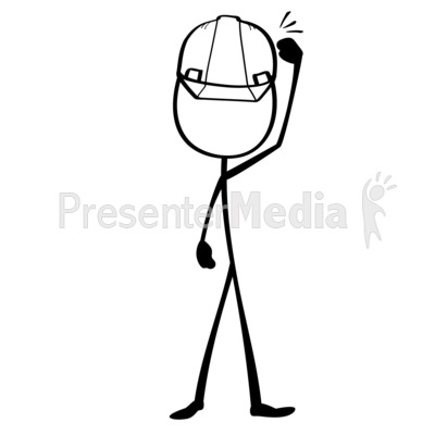 400x400 line figure hard hat - Hard Hat Drawing