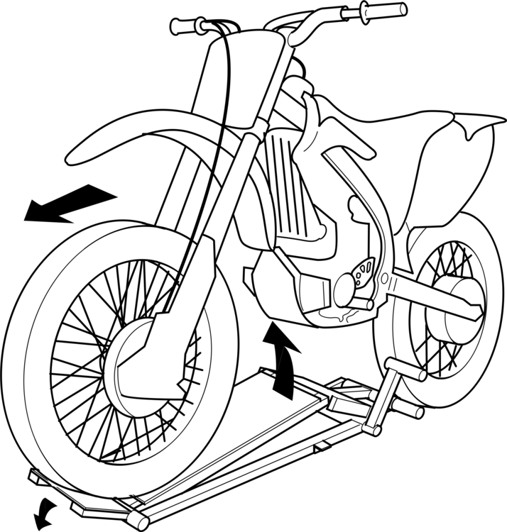 714x750 scooter outline of motorcycles and motorcycling harley davidson - Harley Davidson Drawing Outline