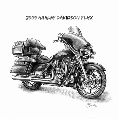 400x400 unique harley davidson motorcycle sketches - Harley Davidson Drawing Outline
