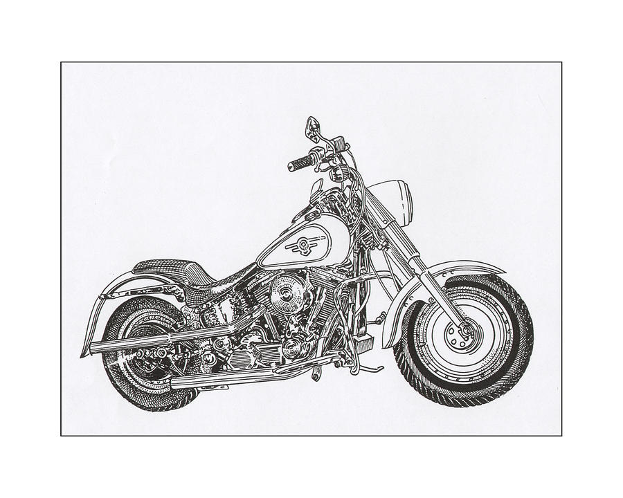 Harley Davidson Drawings