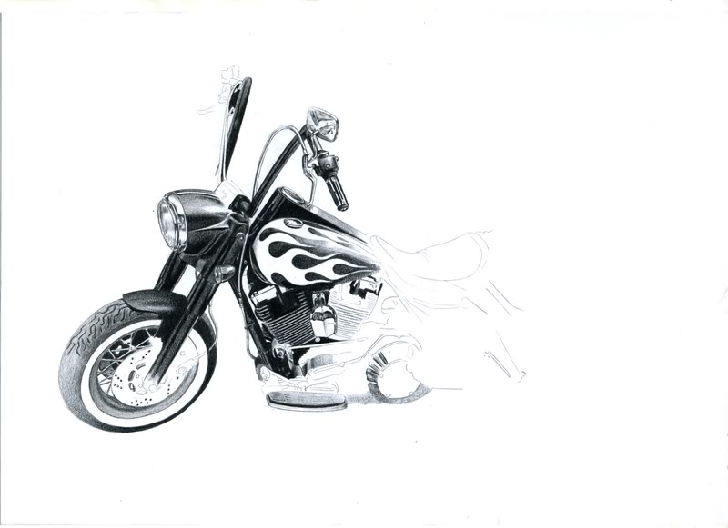 800x581 Custom Harley Davidson Wip Almost Finished - Harley Davidson Drawings