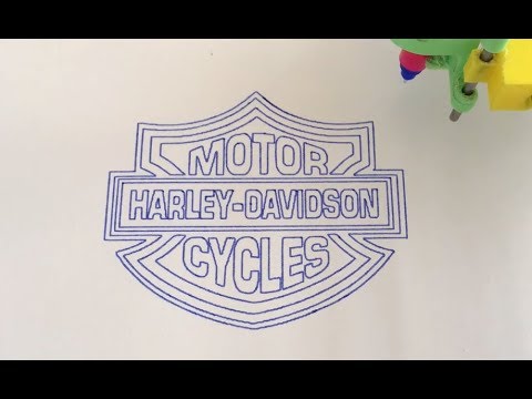 480x360 drawing of harley davidson logo - Harley Davidson Logo Drawings