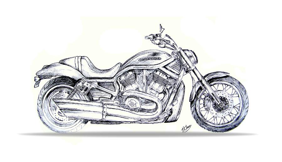 Harley Davidson Logo Drawings at PaintingValley.com | Explore