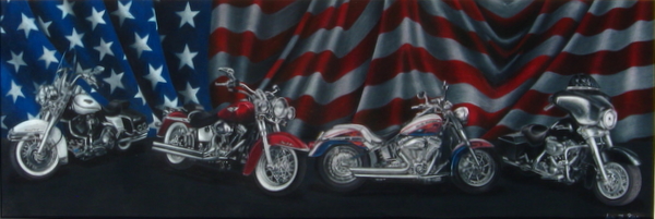 600x201 Harley Davidson Motorcycle Drawings - Harley Davidson Motorcycle Drawing