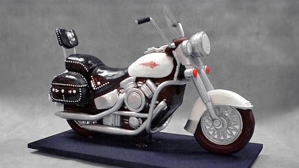 960x540 Harley Davidson Motorcycle Cake - Harley Davidson Motorcycle Drawing